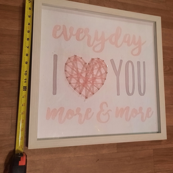 SOLD Everyday I Love You More & More Wall Decor - Picture 4 of 6